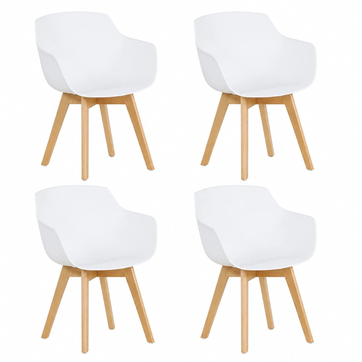 Chaise, coloris blanc, pour la salle à manger ou la cuisine
