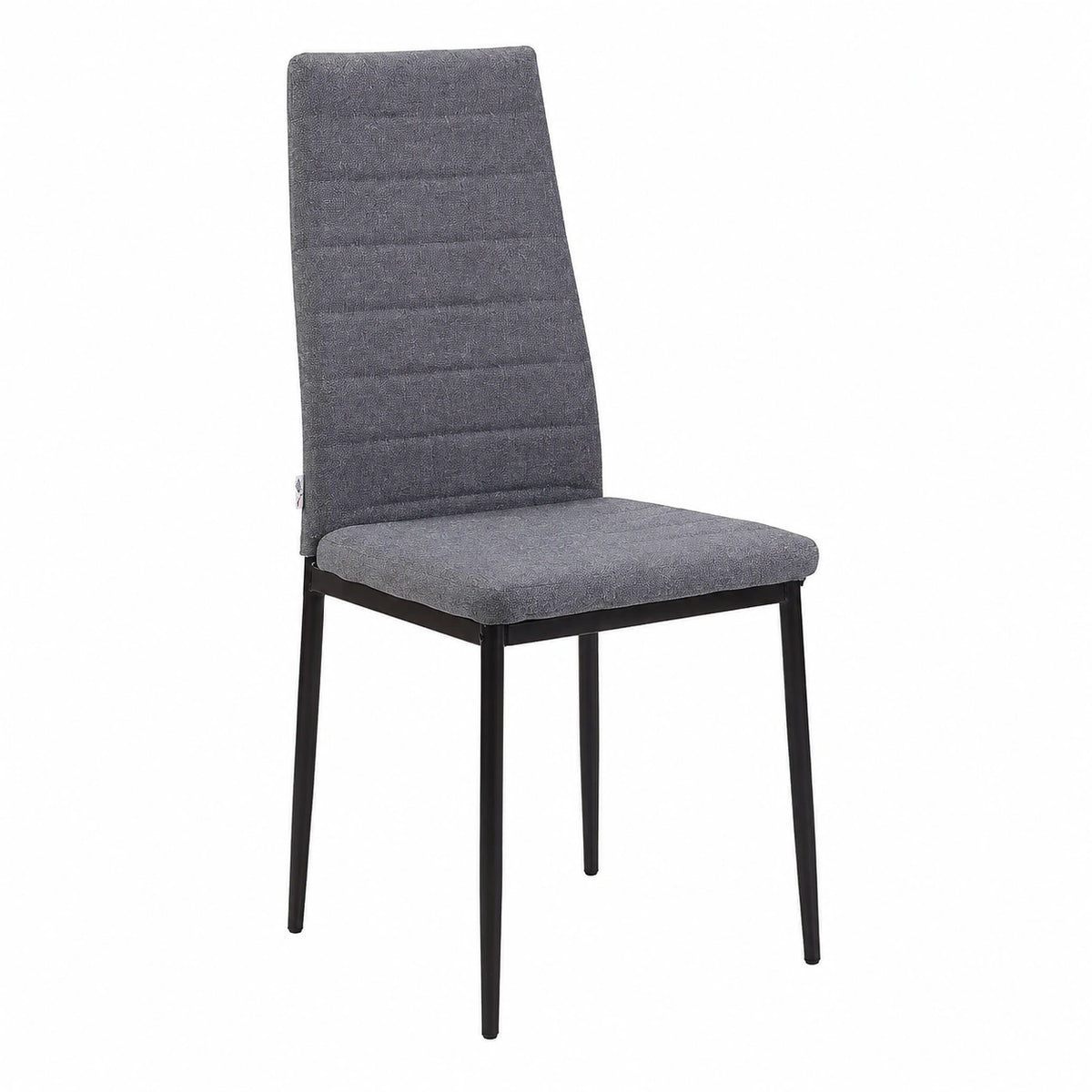Chaise, rembourré, coloris gris, pour la salle à manger ou la cuisine