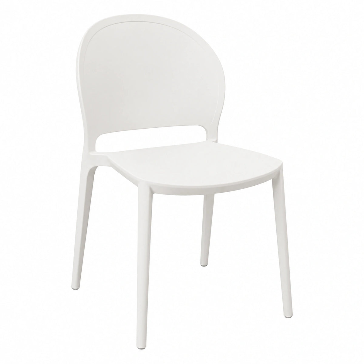 Chaise de jardin, coloris blanc, pour la terrasse ou le jardin