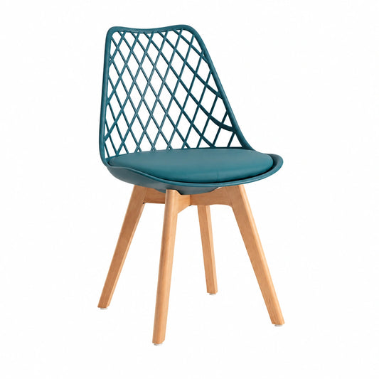 Chaise, coloris vert, pour la salle à manger ou la cuisine