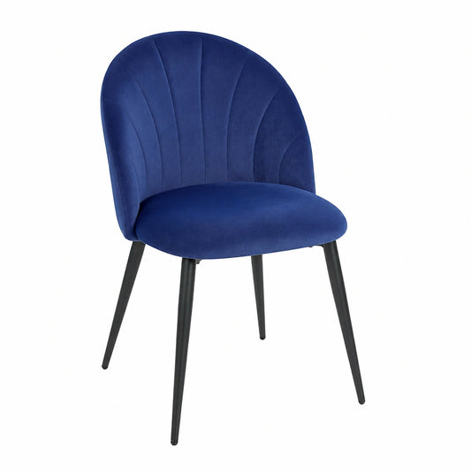 Chaise, rembourré, coloris bleu, pour la salle à manger ou la cuisine