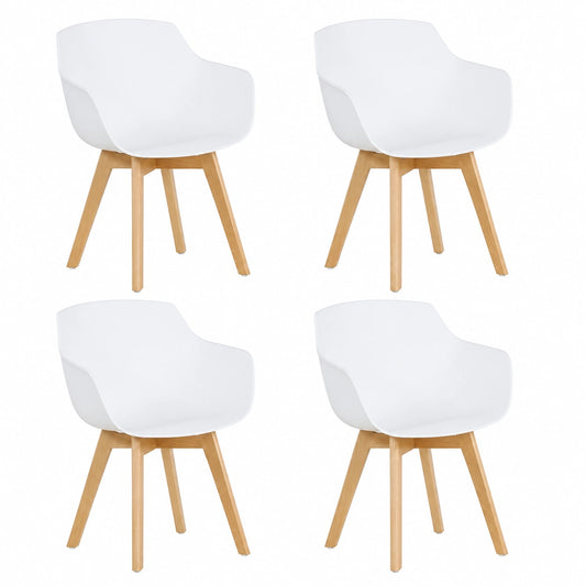 Chaise, coloris blanc, pour la salle à manger ou la cuisine